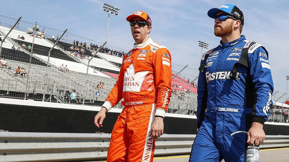 Chris Buescher, Brad Keselowski, RFK Racing at Michigan